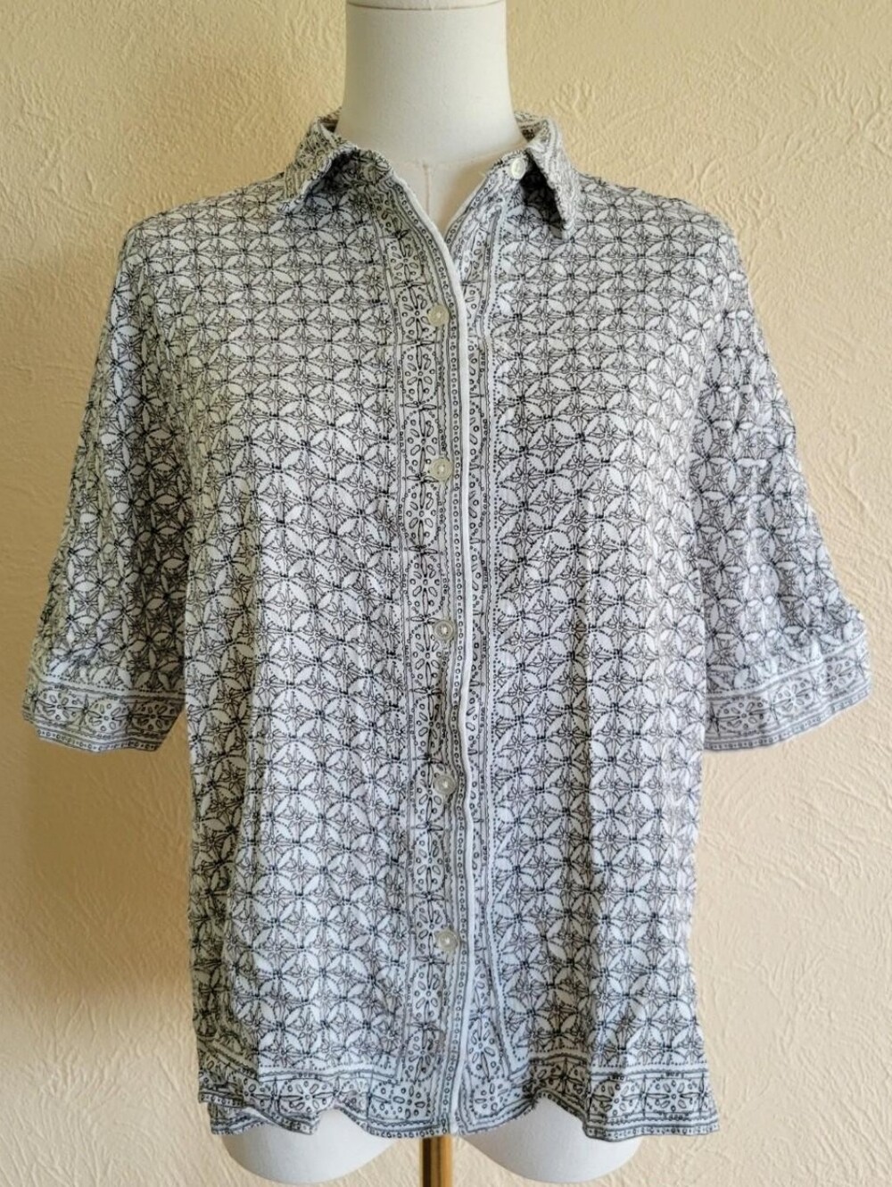 Max Studio | Boho Print Button-Up